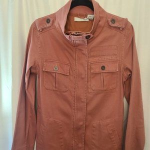 Kersh rose colored utility jacket from Evereve